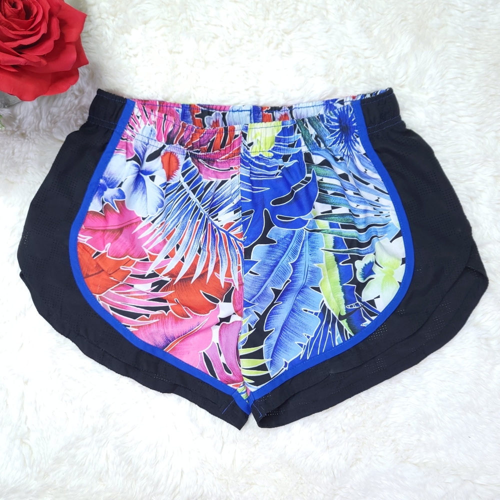 Nike Tempo Tropical Print Running Shorts with Liner Size S